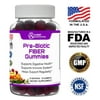Hybrid Nutraceuticals PreBiotic Fiber Gummies for Adults, Digestive Health, Regularity, Immune Support - 60 Gummies
