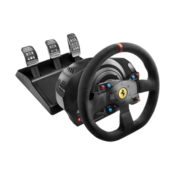 Thrustmaster Ferrari T300 Integral Racing - Alcantara - wheel and pedals set - wired