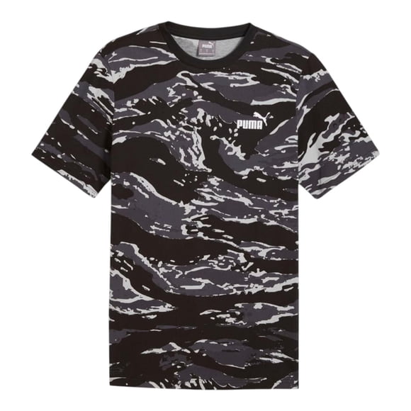 PLAYERA PUMA NIÑOS ESS CAMO NEGRO CASUAL negro 010