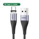 thumbnail image 3 of Cable de carga USB magnético UGREEN tipo C, cable micro USB para teléfono, cargador magnético micro USB para Xiaomi 3A, cable de cable para teléfono móvil, 3 of 5
