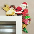 thumbnail image 4 of Christmas Santa Angels Fawns Door Frames Decoration Lovely Interesting Holiday Decor Door Diy Home Doors Decor, 4 of 7