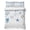 Blue Grey, variant on King Quilt Set 96''x106'', Letter D Lightweight Summer Bedspread Coverlet Set with 2 Pillow Shams, Monogram Words Breathable All Season Quilt Bedding for Bedroom/Guest Room