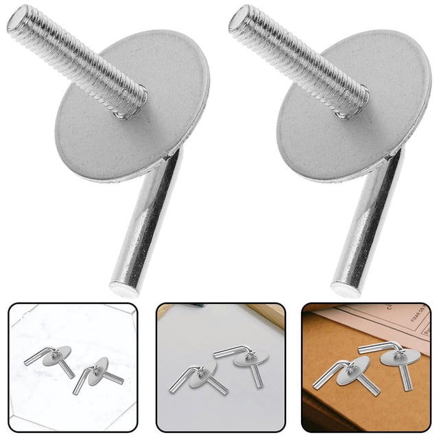 Raindrops 2pcs Fan Mounting Fasteners Silver Iron To Ensure Stability Maintenance Workers Repair