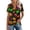 AU43_Green, variant on IYYVV Womens Halloween Polo Shirts Hawaiian Golf Shirts Short Sleeve Funny Ghost Pumpkin Printed Athletic Sport Golf Top Purple S