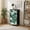 Color-1, variant on 4 Drawer Vertical Storage Dresser bright artistic tropical palm leaves tropical leaves with Wood Top Fabric Pull Drawers