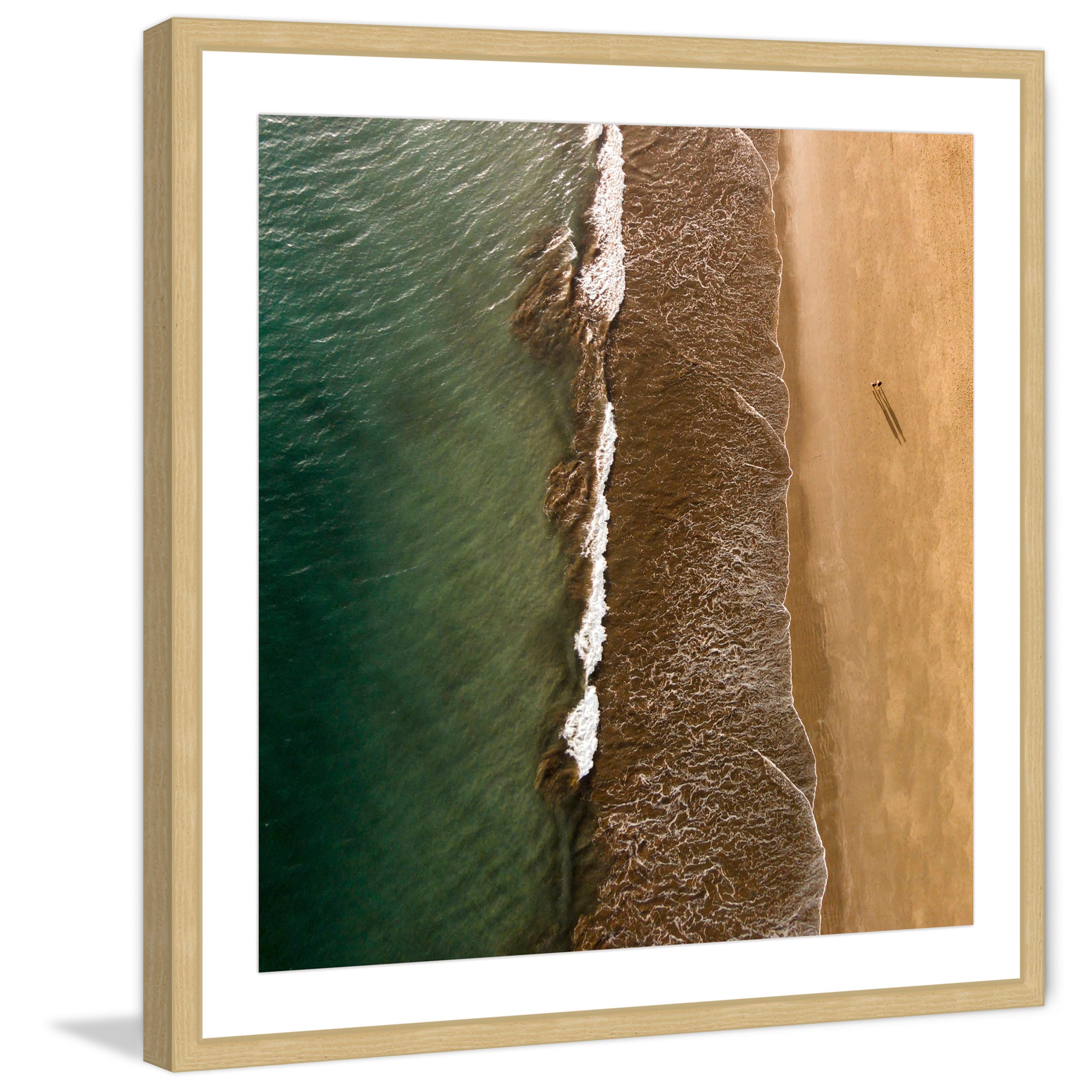 "Sea Shore" by Karolis Janulis Framed Painting Print