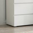 thumbnail image 4 of WIAWG Modern 6-Drawer Dresser Chest Side Cabinet for Bedroom/Living Room Wooden White, 4 of 7