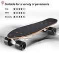 thumbnail image 4 of Monopatín Patinetas Completas Patinetas Mini Cruiser de 22 Pulgadas para Principiantes Niños Niños y Niñas (Tiburón), 4 of 5