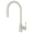Polished Nickel, variant on ROHL Modern Pirellone Pull-Down Side Lever Kitchen Faucet