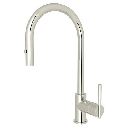 Rohl Cy57l-2 Pirellone 1.8 GPM Single Hole Pull Down Kitchen Faucet - Nickel
