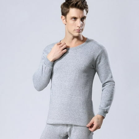 

CoCopeaunt Thermal Underwear Sets For Men Winter Thermo Underwear Long sleeve Winter Clothes Men Thick Thermal Clothing Solid Drop Shipping