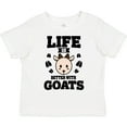 thumbnail image 3 of Inktastic Life is Better with Goats Boys or Girls Toddler T-Shirt, 3 of 5