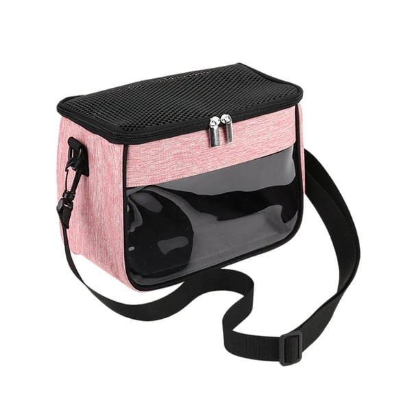 Small Pet Hamster Carrier Bag, Rabbit Bunny Travel Carrier Outdoor Handbag, Breathable Carrier for Small Animals, Small Animals Carrier Bag Portable Breathable Outgoing Bag with Shoulder Strap