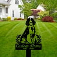 thumbnail image 3 of Handmadetneonsign Springer Spaniel Dog Memorial Metal With Stake, Springer Spaniel Metal Name Sign Stake, Dog Metal Stake Decor 45317, 3 of 5