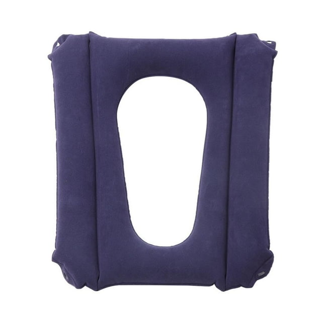Peahefy Foldable Cushion,Inflatable Seat,Inflatable Seat Cushion Hip Support Portable Wheelchair Chair Cushion for Elderly Disability