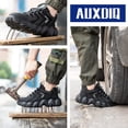 thumbnail image 2 of AUXDIQ Work Shoes Men Women Breathable Steel Toe Cap Industrial Trainers Lightweight Construction Sneakers Sport Shoes, 2 of 6