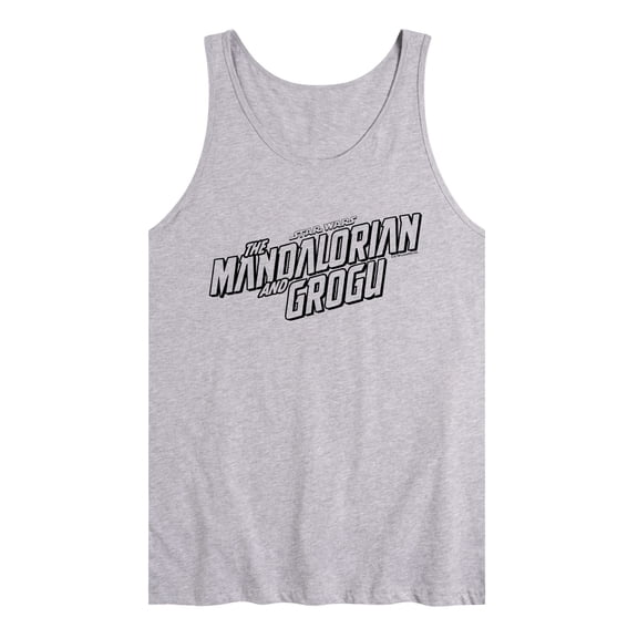 The Mandalorian And Grogu - Black Movie Logo - Men's Sleeveless Graphic Tank