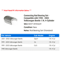 thumbnail image 2 of Connecting Rod Bearing Set - Compatible with 1998 - 2003 Volkswagen Beetle 1.9L 4-Cylinder - Glyco, 2 of 2