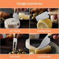 thumbnail image 4 of Xetio Stainless Steel Cheese Knife Set with Wood Handle Cheese Slicer Fork & Butter Knife Perfect Charcuterie Board Utensils for Home or Parties (1Pc Shovel 5"x2.6"), 4 of 5