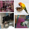 thumbnail image 4 of Comedero colgante de acero inoxidable para mascotas, con soporte de abrazadera, para perros, pájaros, loros, gatos y conejos., 4 of 5