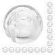 thumbnail image 4 of 30 topes de cadena de cuentas para persianas enrollables, transparentes, para cadenas de cuentas, persianas, hebillas, 4 of 7