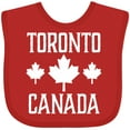 thumbnail image 3 of Inktastic Toronto Canada Boys or Girls Baby Bib, 3 of 4
