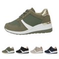 thumbnail image 2 of AUDeals Women's Wedge Sneakers Lace Up Platform Shoes Lightweight Non Slip Fashion Walking Casual Shoes, 2 of 9