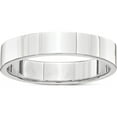 thumbnail image 1 of Platinum 4mm Flat Size 9 Wedding Band Made In United States pfb040-9, 1 of 5