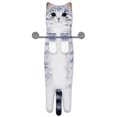 thumbnail image 1 of Toallas de mano Hawgiman Cute Cat de secado rápido para baño y cocina, 1 of 8