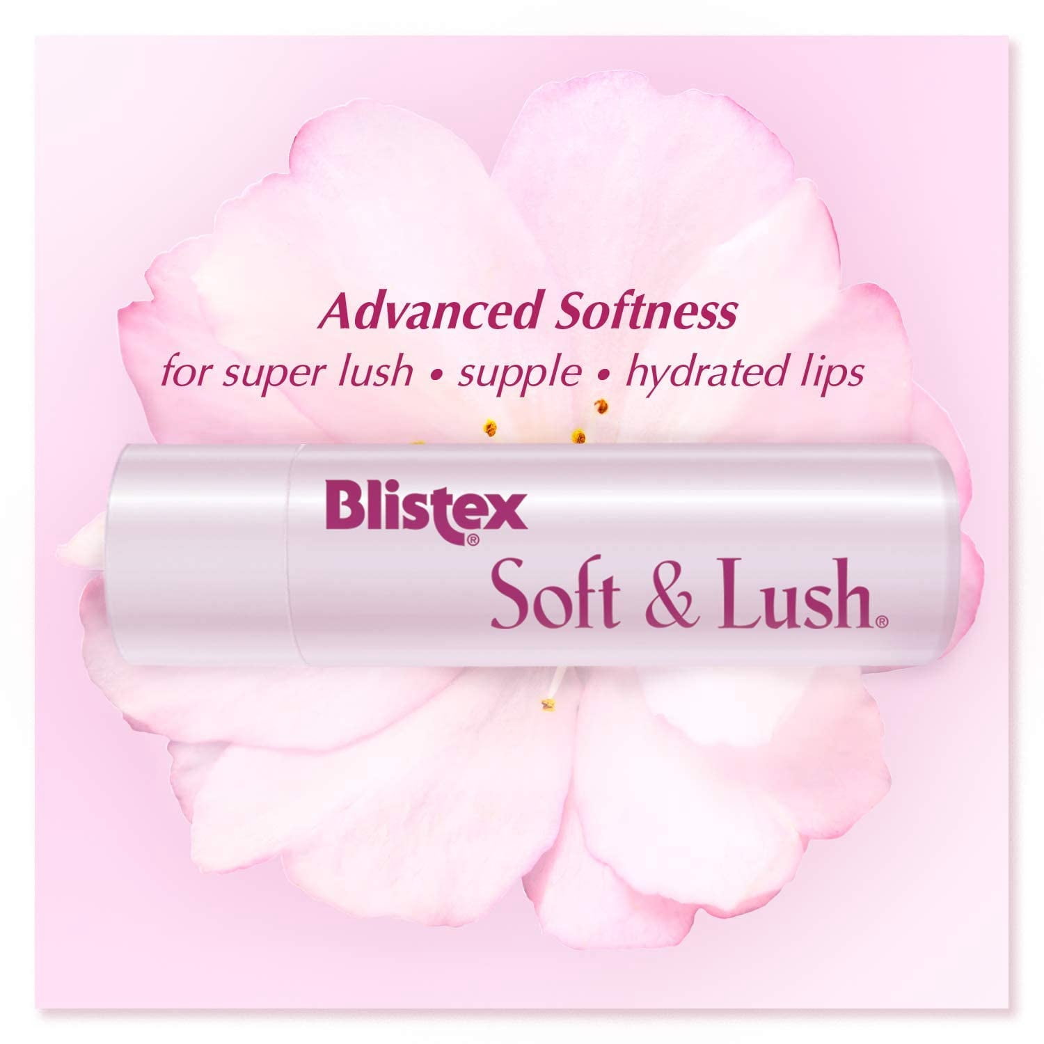 Blistex Soft & Lush Lip Balm, 0.13 oz (Pack of 8)