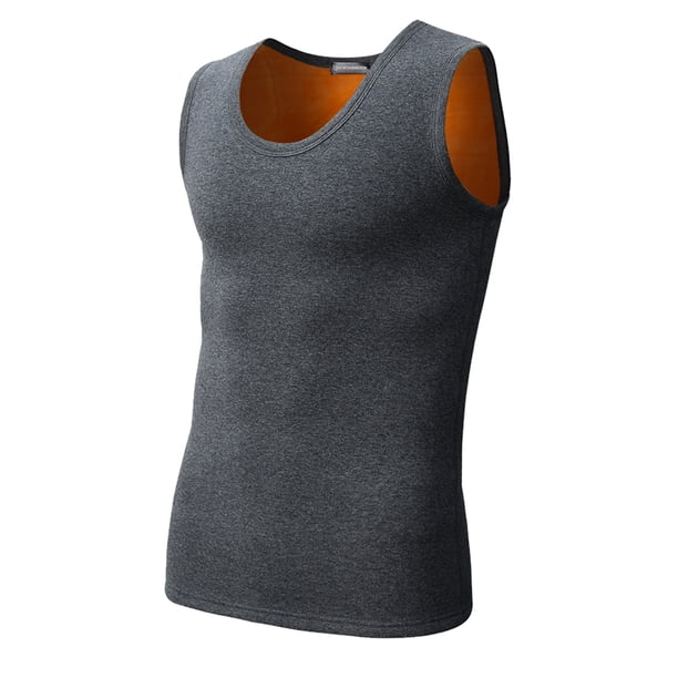 Minnieouse Chaleco cálido de terciopelo para hombre y mujer, ropa interior de doble cara, ajustado, sin mangas, ajustado, térmico, cuello redondo, Camisetas Tipo 5 Minnieouse AP013566-05