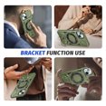 thumbnail image 6 of Armor Stand Case for iPhone 14,[Compatible with MagSafe] Military Shockproof Rugged Phone Case,Magnetic with Car Mount,Built in 360° Rotatable Ring Kickstand For iPhone 14,Darkgreen, 6 of 8