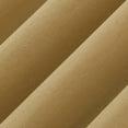 thumbnail image 3 of Archaeo  Cotton Blend Button Semi-Sheer  Tab Top Single Curtain Panel, 1 Panel, Camel, 40”W x 63"L, 3 of 8