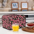 thumbnail image 6 of Lsque Trendy Floral Print 4 Slice Toaster Cover , Kitchen Appliance Dustproof Protector , Toaster Protector Dustproof Kitchen Appliance Cover, 6 of 7
