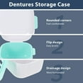 thumbnail image 3 of ETHZZLE Lightweight White Plastic Retainer Case for Daily Use Portable Mouth Guard Denture Storage, 3 of 7