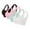 Black/Pink/Green/White, variant on 4 Pack Sports Bras for Women High Support Seamless Wireless Workout Yoga Gym Fitness Bra 4*Black
