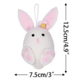 thumbnail image 4 of Birdeem St Patricks Day Decorations Valentines Day Ornaments for Tree Saint Patricks Day Decorations Charm St Patricks Day Tree Decorations Simulated Chicken Home Pendant Wool Rabbit Decoration, 4 of 10