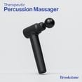 thumbnail image 2 of Brookstone Deep Tissue Extended Handle Massage Gun for Pain Relief & Muscle Recovery in Hard to Reach Places  with 6-Speed Percussion Massager, 4 Heads with Adjustable Speed UPTO 3200 RPM, 2 of 10