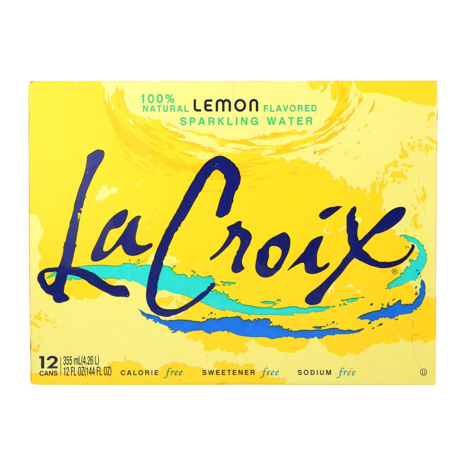 Lacroix Sparkling Water Lemon Case of 2 12 Fl oz.