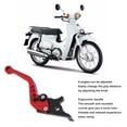 thumbnail image 3 of Levier de Frein Pliant en Alliage d'Aluminium CNC Cub Poignée de Frein Réglable DAX125 ST125 CT125 Moto, 3 of 7