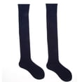 thumbnail image 5 of JUNTEX Women Dance Thigh High Stockings Solid Color Extra Long Warm Over Knee Socks, 5 of 19