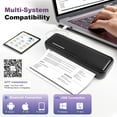 thumbnail image 2 of Impresora portátil Fitrobust inalámbrica Bluetooth térmica, 2 of 8