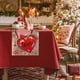 thumbnail image 5 of Camino de mesa de lino para la decoración de la mesa del comedor | Mantel de lino suave para la cocina, fiestas, vacaciones y bodas | Textura romántica de corazón para el hogar, 5 of 6