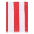 thumbnail image 3 of Mainstays Beach Collection Cabana Red & White Striped Cotton-Blend Beach Towels (4 Count), 3 of 5