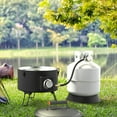 thumbnail image 5 of Blackstone Adventure Ready 15” Propane Fire Pit with Propane Tank Stand, Lava Rock, and Bulk Tank Adapter Hose, 5 of 6