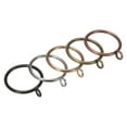 thumbnail image 7 of Uxcell 40-Pack Green Bronze Curtain Rings with Eyelet, Metal Rings for Curtain Rods, 1 Inch Interior Diameter, 7 of 7