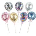 thumbnail image 2 of 7 adornos para tartas con globos de lentejuelas PENGJTMXG, 2 of 4