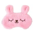 thumbnail image 2 of ZLBDYG Soft Plush Sleep Mask for Women & Men – Cute Cat & Rabbit Eye Cover, Adjustable & Lightweight for Travel, Naps, Yoga (Breathable & Blackout Blindfold for Better Sleep), 2 of 9