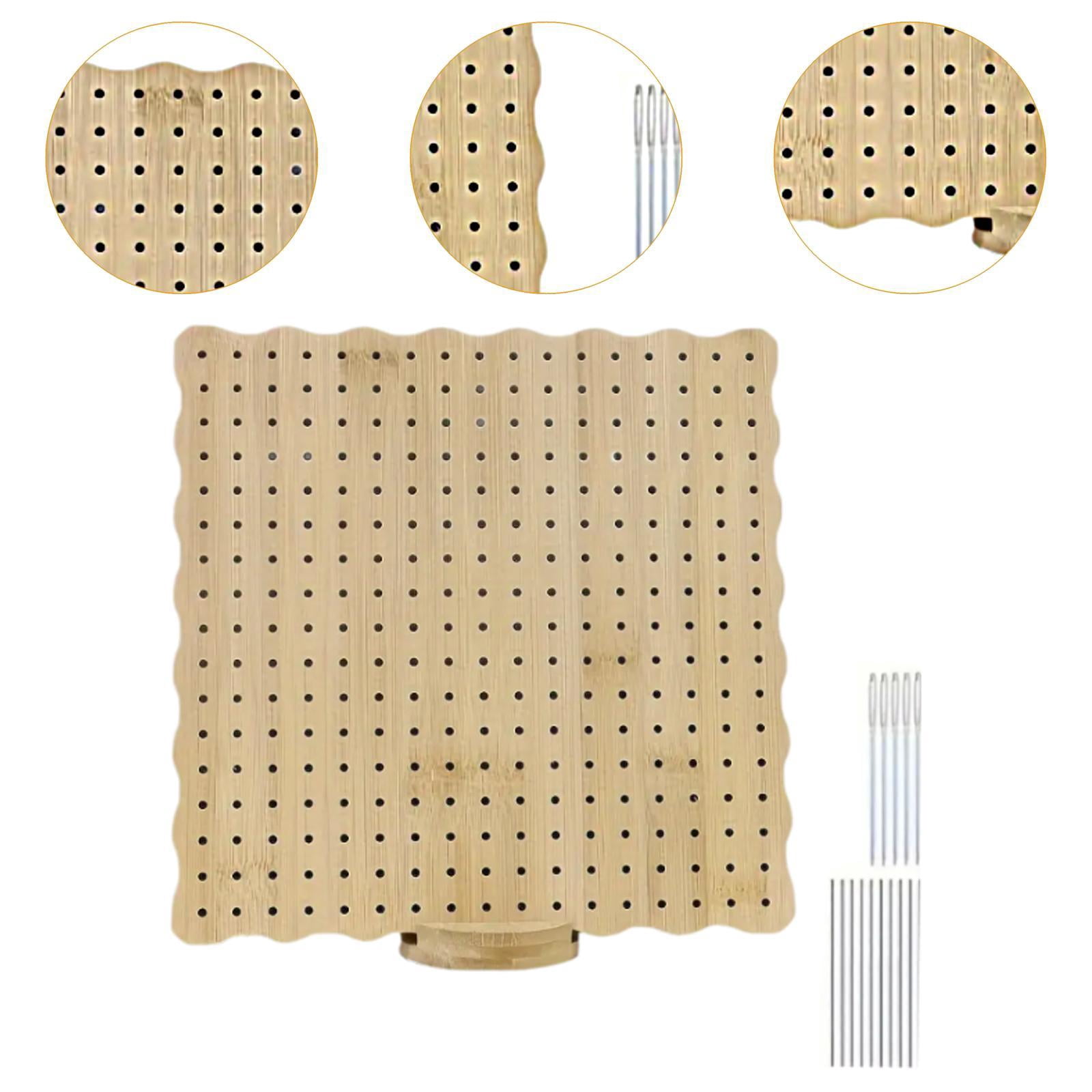 GUOOL Crochet Blocking Board and Pins for Beginners Knitting Blocking Board for Knitting and Crochet Gifts for Mother, Grandmothers 23.5cmx23.5cm