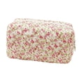 thumbnail image 1 of Viaje Flor Cosméticos Bolsa Pequeña Floral Almacenamiento Portátil Acolchado, 1 of 4